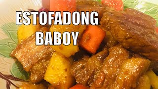 PORK ESTOFADO / ESTOFADONG BABOY