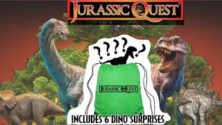 Jurassic Quest Souvenir Trainer Quest Pack | What's inside the bag?