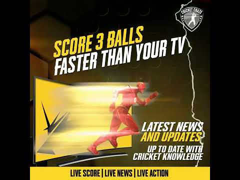 Get Live Scores of Cricket Matches | 3 balls faster | The cricket craze