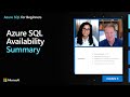 Azure SQL Availability - Summary | Azure SQL for beginners (Ep. 56)