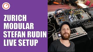 Stefan Rudin's Live Rig With Yamaha SU 700 \u0026 Eurorack Synth  | Zurich Modular 2019 | SYNTH ANATOMY