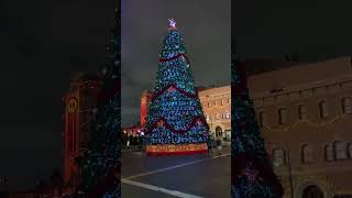 Stunning Christmas Tree at Universal! 😮 #christmas #universal #universalorlando