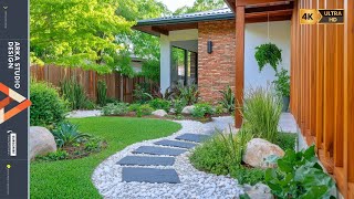 Townhouse Front Yard Landscaping: Beautiful Brick and Rock Designs for a Stunning Entrance