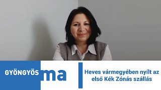 Heves vármegyében nyílt az első Kék Zónás szállás