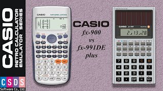 Fraction Operation with Vintage Scientific Calculator Casio fx 900