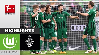 First Victory Since The End Of February  | Wolfsburg-Borussia M'gladbach 1-3 | Highlights | BL 23/24