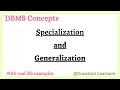 46. How to use Specialization and Generalization to create faster and cleaner database? #dbms