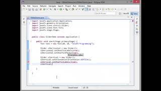 Chapter 16 - JavaFX Sliders