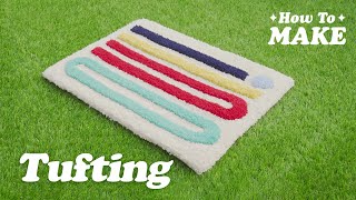 총 쏴서 만드는 러그 ASMR I 터프팅 공방 클래스 / EVERYTHING YOU NEED TO KNOW TO MAKE A RUG I  RUG TUFTING TIP