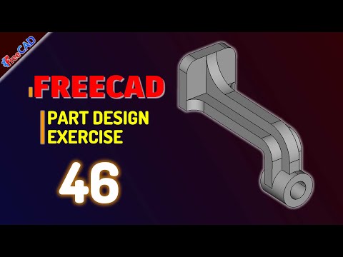 Exercise 46 Freecad Basic 3d Modeling Tutorial For Beginner Youtube