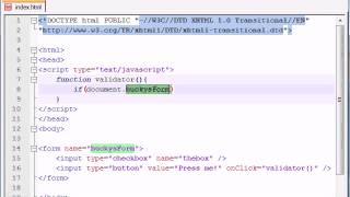 Beginner JavaScript Tutorial 40 Simple Form Validation
