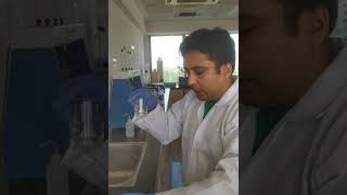 Experiment on Determination of Iron in Water.