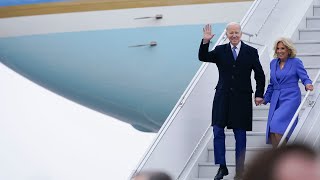 WATCH: U.S. President Joe Biden and wife Jill arrive in Ottawa