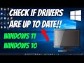 How To Check if Your Drivers Are up to Date, Update on Windows 11