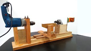 |ලියවන පට්ටලයක් හදමු|How To Make A Lathe Machine| Diy woodworking Lathe Machine|DIY|