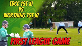 FIRST LEAGUE GAME | TBCC 1st XI vs Worthing 1st XI | Cricket Highlights