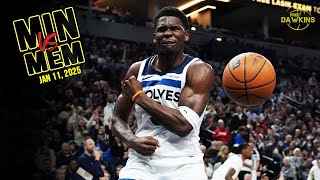 Minnesota Timberwolves Full Team Highlights vs Grizzlies | Jan 11, 2025  | FreeDawkins