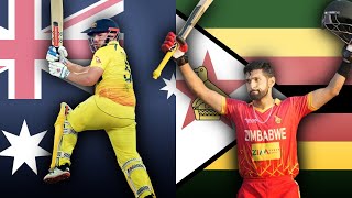 🔴 LIVE | Australia vs Zimbabwe First ODI | First Innings