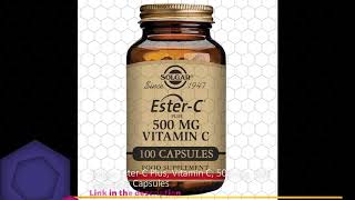 Solgar, Ester-C Plus, Vitamin C, 500 mg, 100 Vegetable Capsules