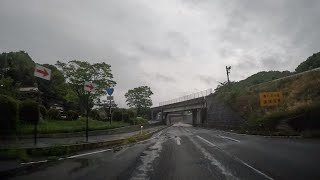 国道2号　広島県東広島市〜竹原市〜三原市　雨天