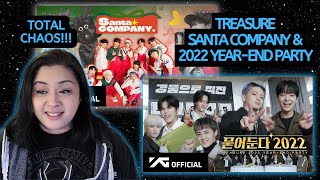 💎 REACTION 💎 TREASURE - SANTA COMPANY & 2022 YEAR-END PARTY || CHRISTMAS & NEW YEAR SPECIAL 🎅🎊