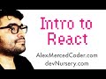 AM Coder - INTRO TO REACT (props, state, useEffect) (Introducing, create-react-basic)