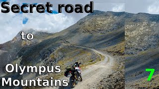 An epic dirt road to Olympus mountains, and only locals know about it. Greece adventure part 7.