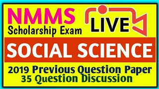 Nmms Scholarship Exam 2019 Question Paper Sat Discussion|