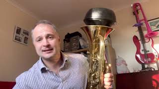 Euphonium Yamaha Silent Brass vs Denis Wick Practice Mutes.