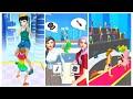 Giant Girl Rush - Giant Woman - Girl Clash - All Levels Gameplay Trailer Android-iOS | New Game