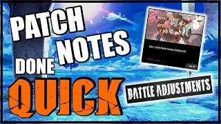 Patch Notes Done Quick - GGST 2.0 Battle Adjustments