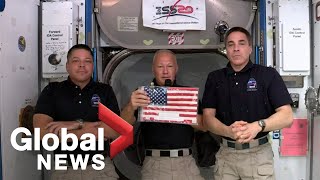 NASA, SpaceX launch: Astronauts Bob Behnken, Doug Hurley speak from the ISS | FULL