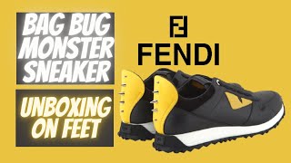 FENDI BAG BUG MONSTER  SNEAKER UNBOXING  REVIEW/ON FEET