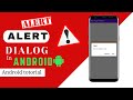 How to make Alert Dialog in Android Studio | Alert Builder Tutorial Android Studio