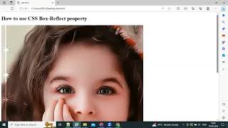 How to use CSS Box-Reflect property