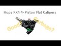 Hope RX4 4-Piston Flat Caliper for Road & Gravel Bikes - Good or Garbage? Initial Impressions.