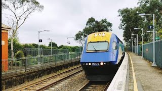 NSW TrainLink XPT ST23 XP2002 XP2006 at Menangle 7-1-2023