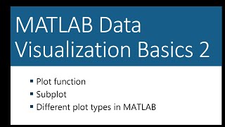 MATLAB Data Visualization Basics Part 2