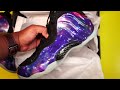 nike galaxy foamposite unboxing