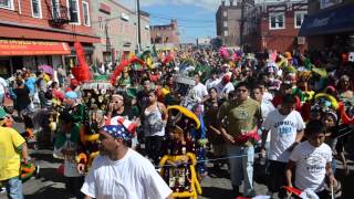 chinelos de morelos en desfile de la independencia  de mexico 2013 en Passaic, New Jersey ..!!