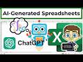 Watch ChatGPT Build Excel Spreadsheets In Seconds!