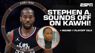 HELL NO! Stephen A. SOUNDS OFF on Kawhi Leonard's availability & how fans should feel | First Take