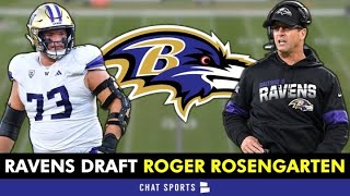 Roger Rosengarten Selected By Ravens With Pick #30 In 2nd Round of 2024 NFL Draf