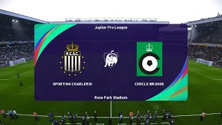 PES 2021 | Sporting Charleroi vs Cercle Brugge - Belgium Jupiler League | 31/10/2020 | 1080p 60FPS