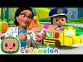 Wheels On The Bus Playground VS Doctor Check Up Song | Cocomelon Mix | Nursery Rhymes & Kids Songs