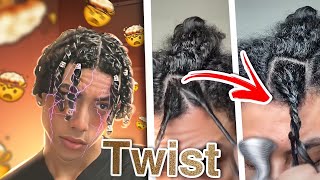 TWIST COMO FAZER / tutorial de como fazer twist cabelo cacheado masculino