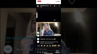Gabrielle mosses shows her feet live on only fans