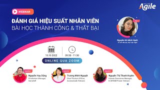 [Webinar] Đánh giá hiệu suất nhân viên - Bài học thành công & thất bại