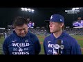 yoshinobu yamamoto speaks on dodgers game 2 win over yankees mlb on fox