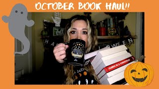 HUGE October Book Haul! || Classics, Middle Grade and Ghostly Books!